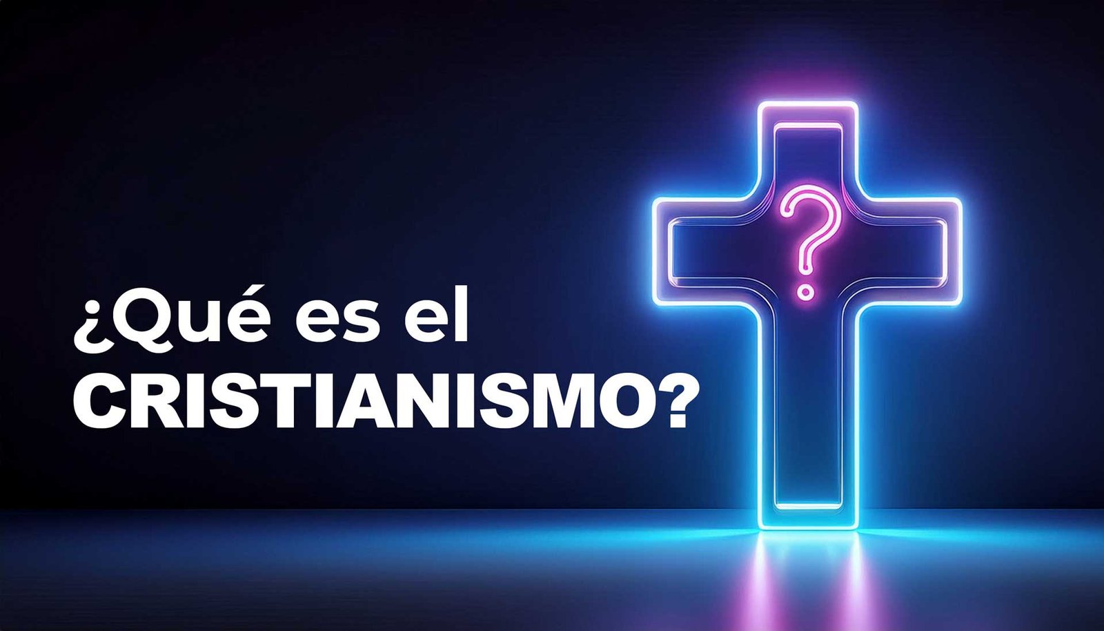 cruz cristiana con texto ¿Que es el cristianismo?